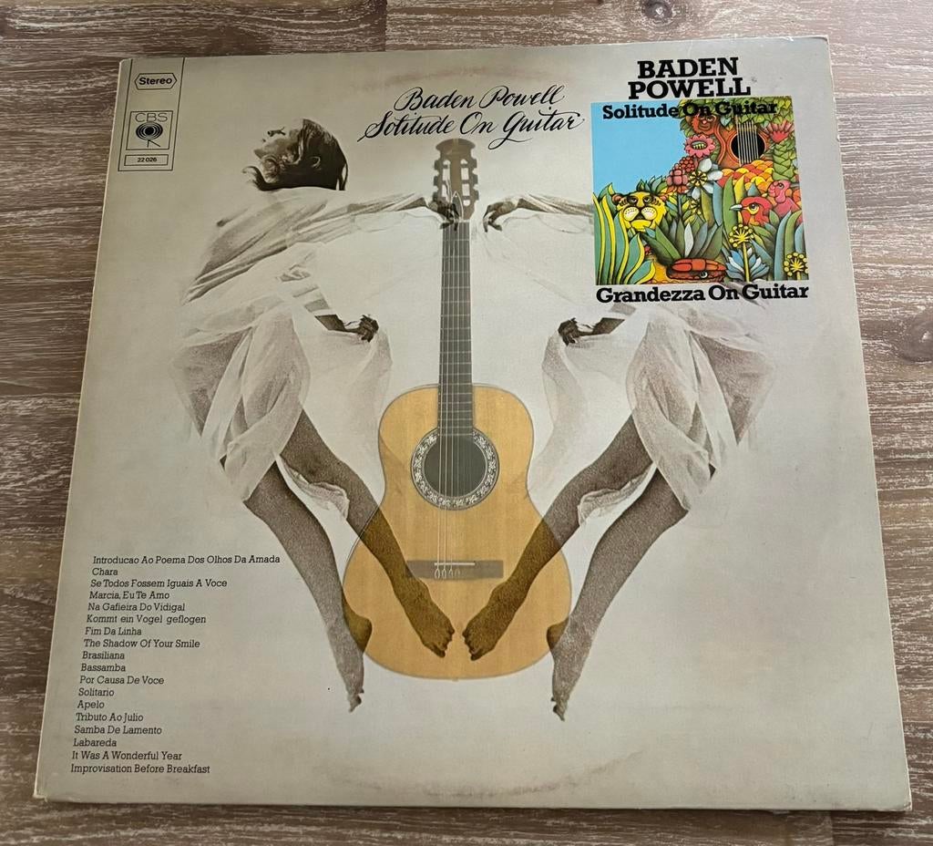 Baden Powell - Solitude on guitar, dubbelalbum, 1980 tot heden, Ophalen of Verzenden, Zo goed als nieuw, 12 inch