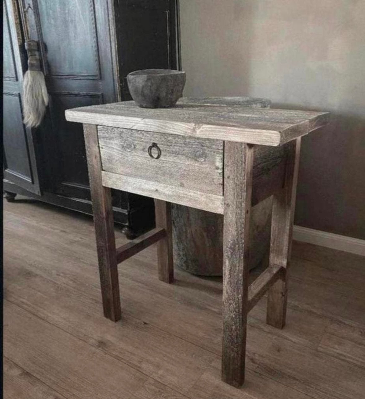 ~Stoer Sober Landelijk Houten Wandtafel/Sidetable~, Ophalen of Verzenden, Nieuw