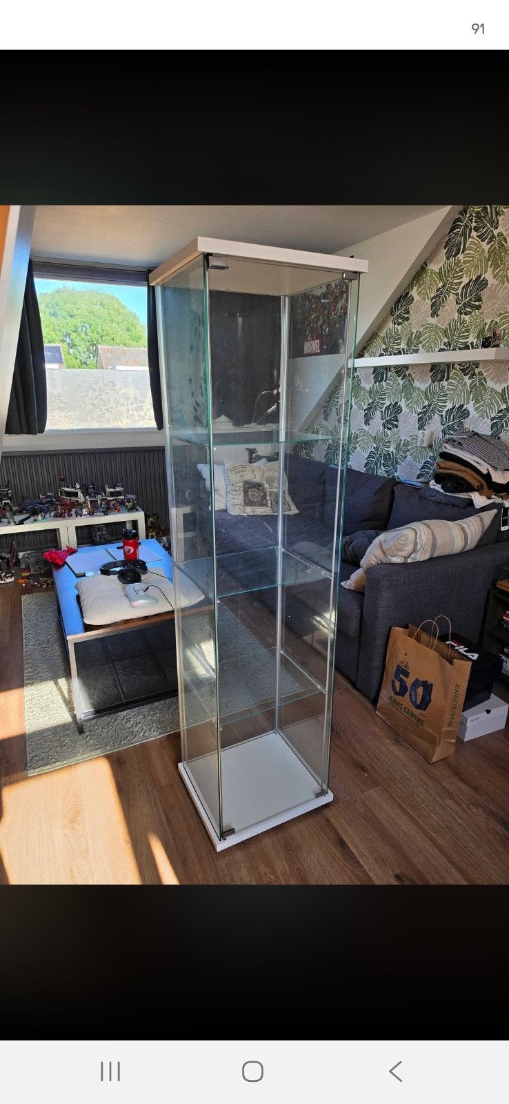 Vitrinekast Ikea, Ophalen, Gebruikt, 50 tot 100 cm, 150 tot 200 cm