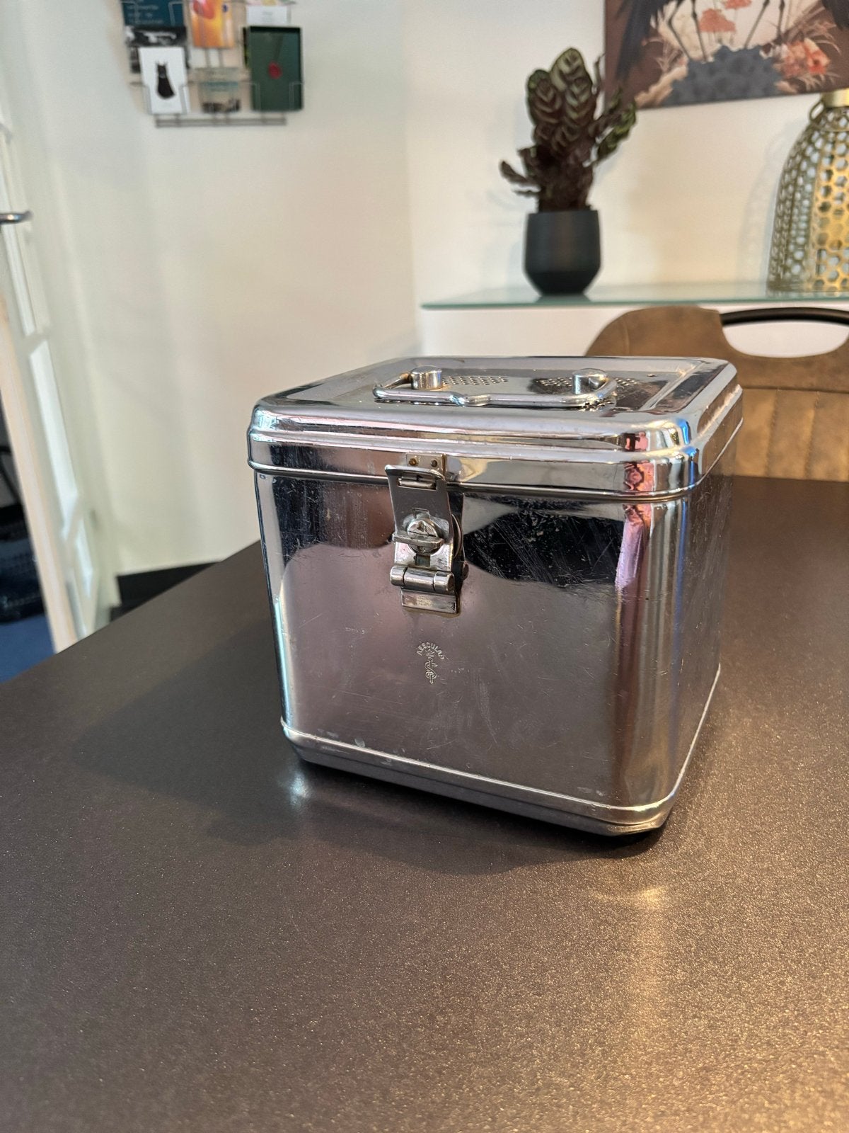 Vintage Aesculap Sterilisator - Medische Instrumenten Box, Ophalen of Verzenden