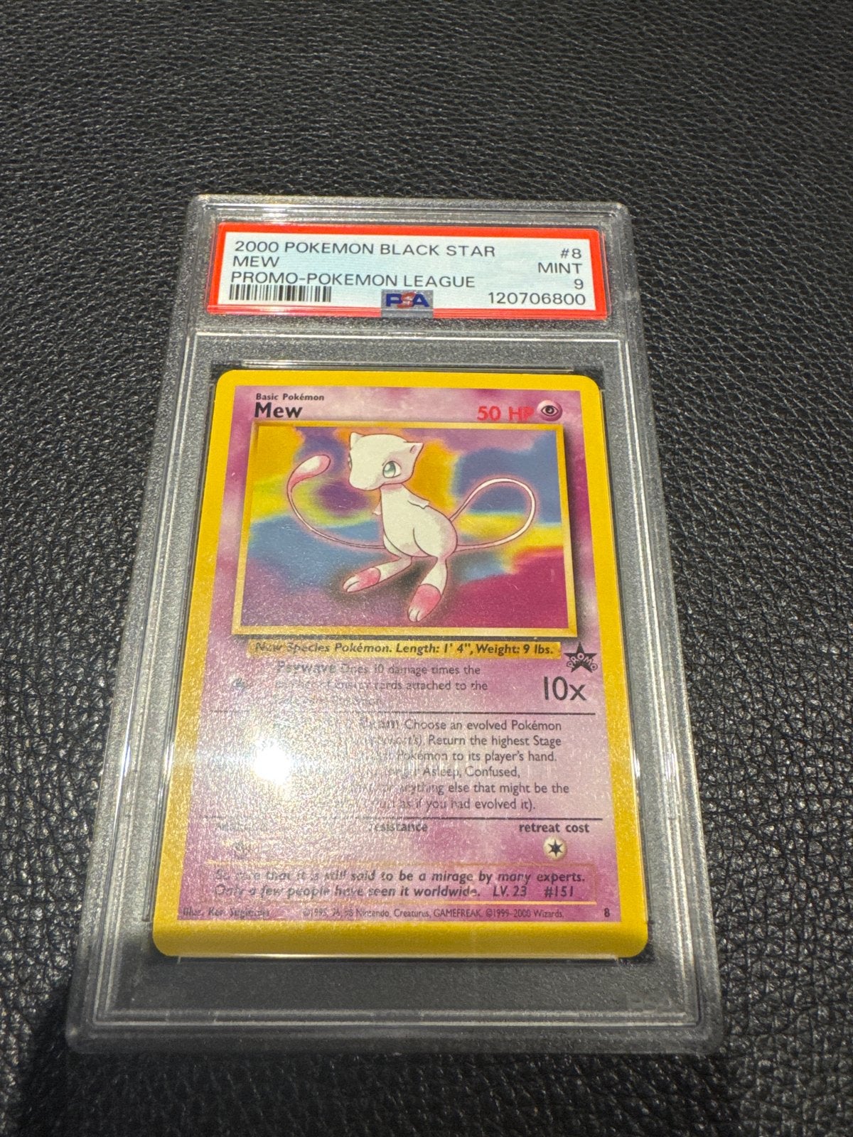 PSA Graded Pokémon Promokaarten - Mew, Abra, Pikachu, Entei, Verzenden, Gebruikt, Meerdere kaarten
