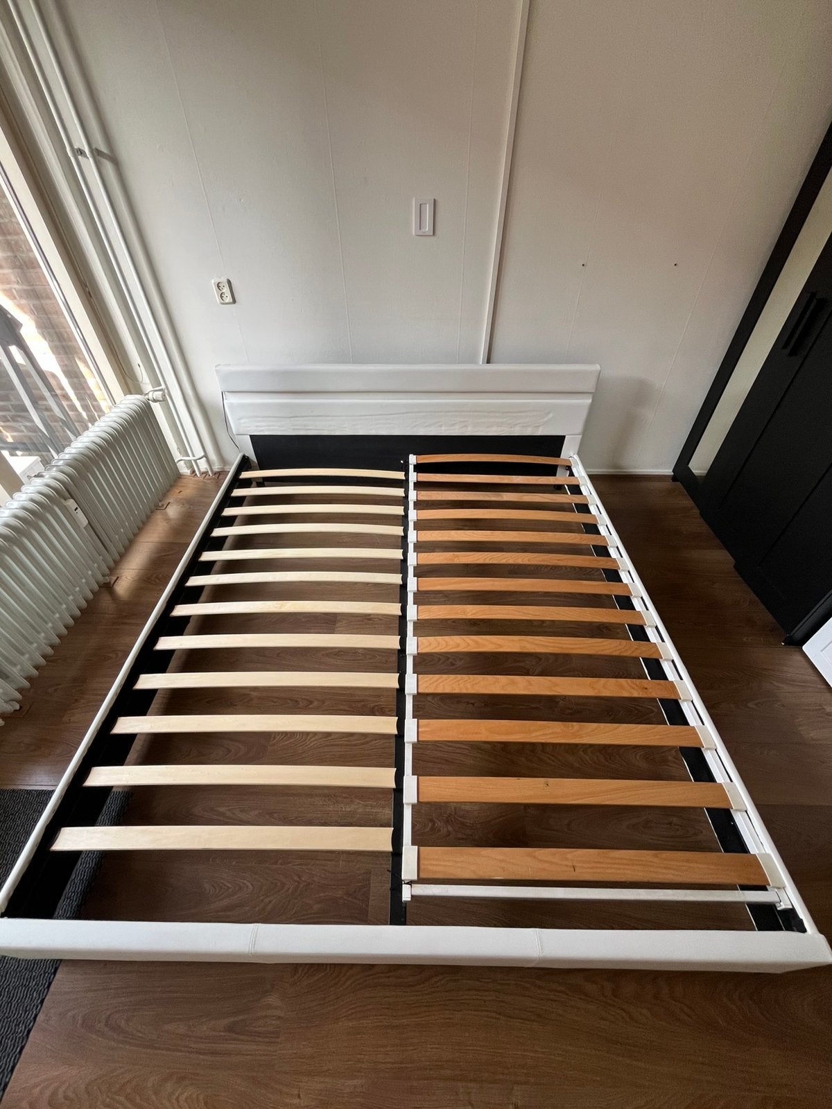 Kingsize bed, Ophalen, Gebruikt, Wit, Tweepersoons
