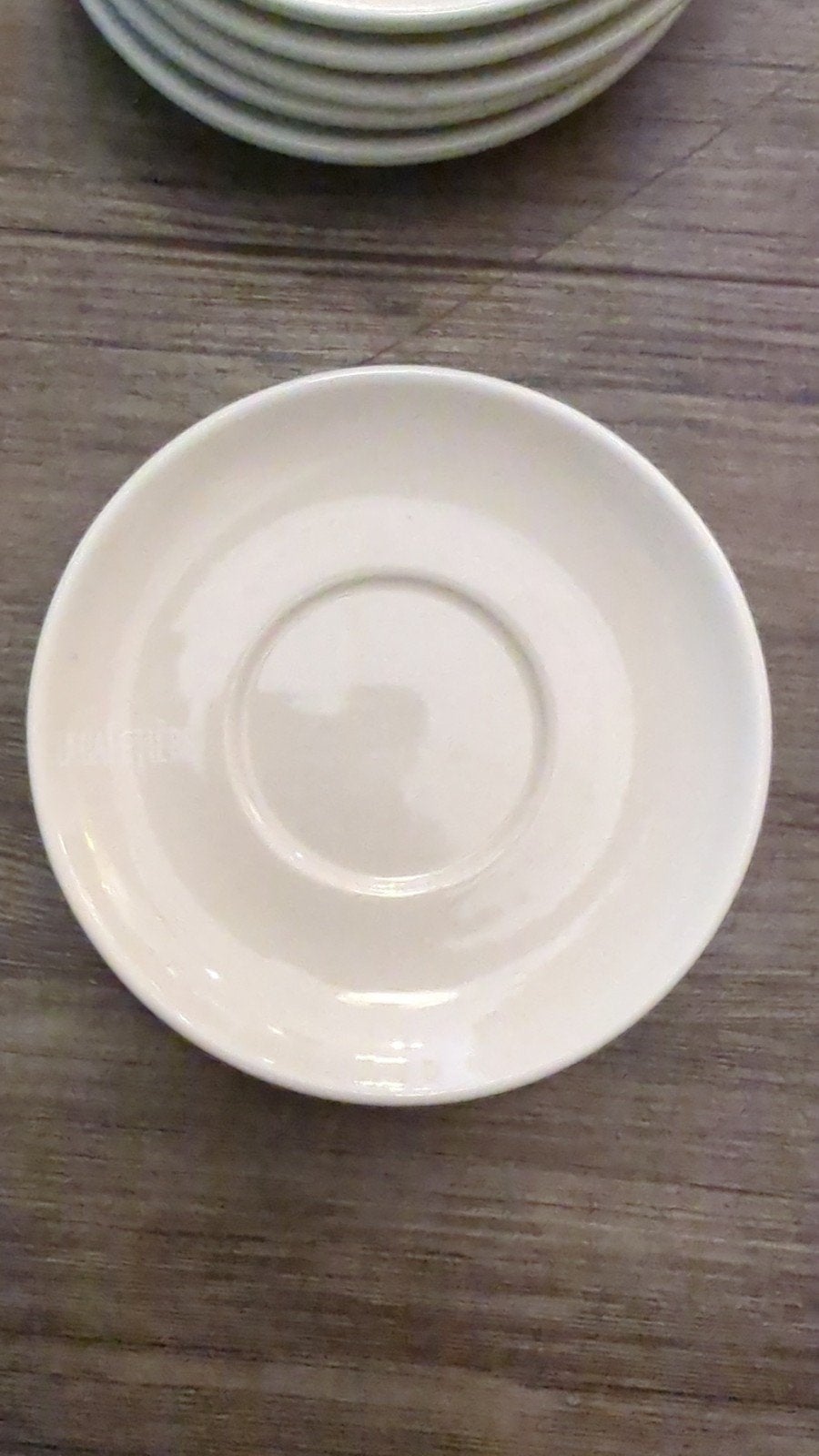 La Cafetière Pistachekleurige Schotels - 6 stuks (11.5cm), Huis en Inrichting, Keuken | Servies, Nieuw, Kop(pen) en/of Schotel(s)