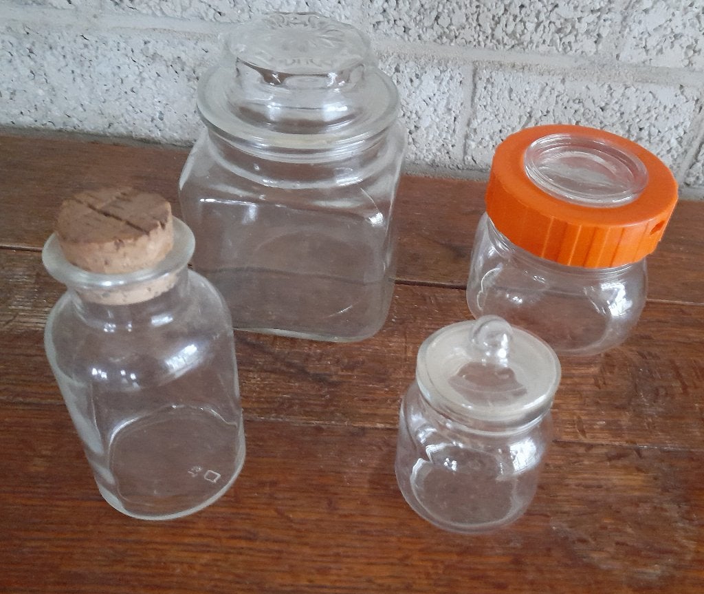 Voorraadpotten - glas, Ophalen of Verzenden