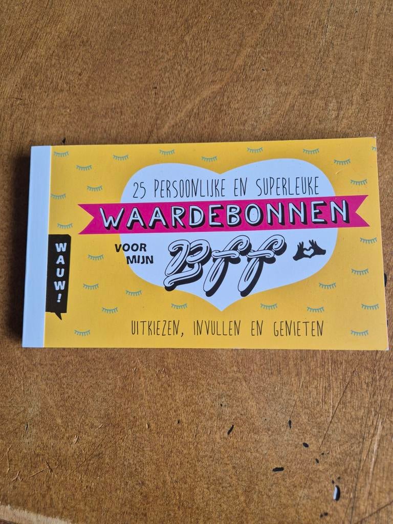Originele persoonelijk waardebonnen cadeaubonnen, Tickets en Kaartjes, Kortingen en Cadeaubonnen, Eén persoon, Cadeaubon