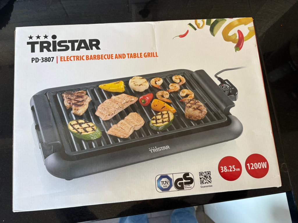 Elektrische BBQ tristar, Ophalen, Zo goed als nieuw