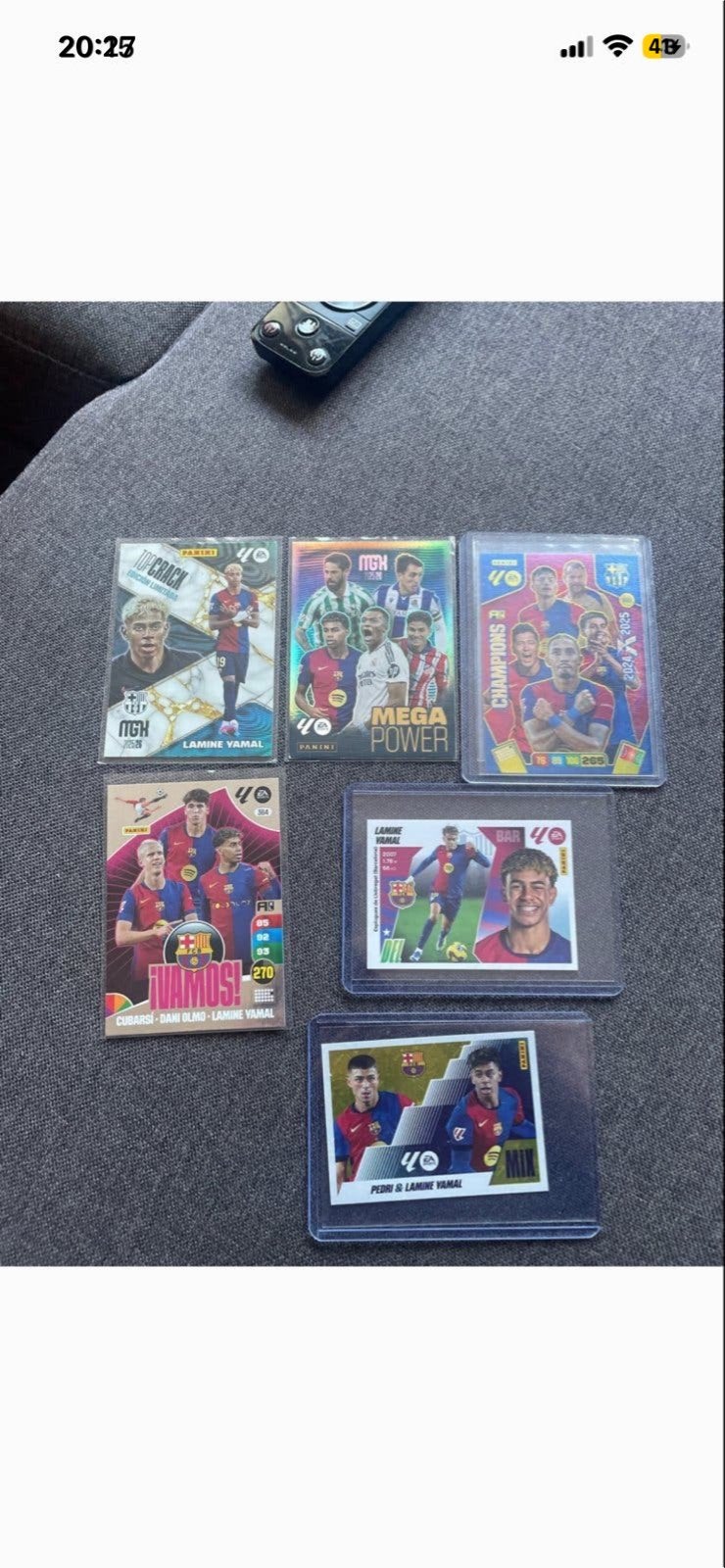 Voetbal Spelerskaarten - Lamine Yamal, Pedri, Cubarsi, Ophalen of Verzenden, Zo goed als nieuw, Buitenlandse clubs, Spelerskaart