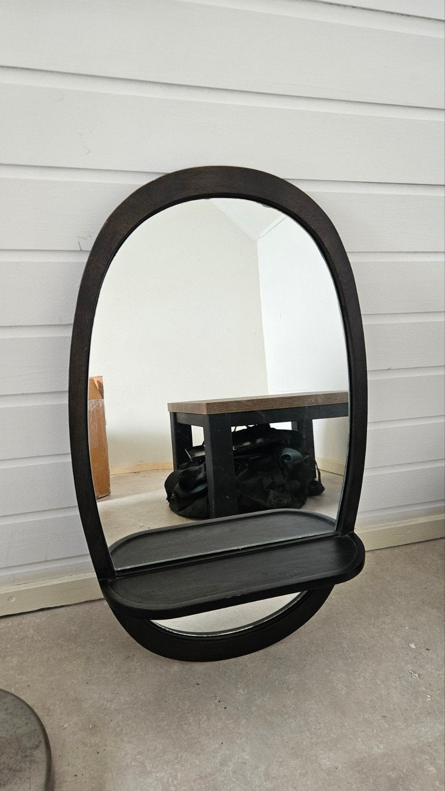 Spiegel Riviera Maison donker bruin, Ophalen, Minder dan 50 cm, Zo goed als nieuw, Minder dan 100 cm