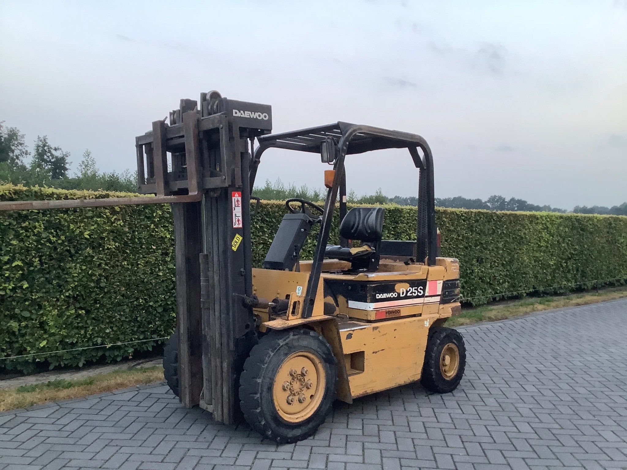 Daewoo d25s diesel 4000 uur, Overige aandrijving, Heftruck, Daewoo
