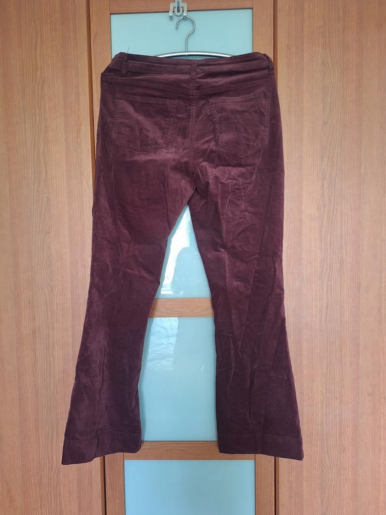 Flared  broek, Ophalen of Verzenden, Zo goed als nieuw, Zwart, Lang