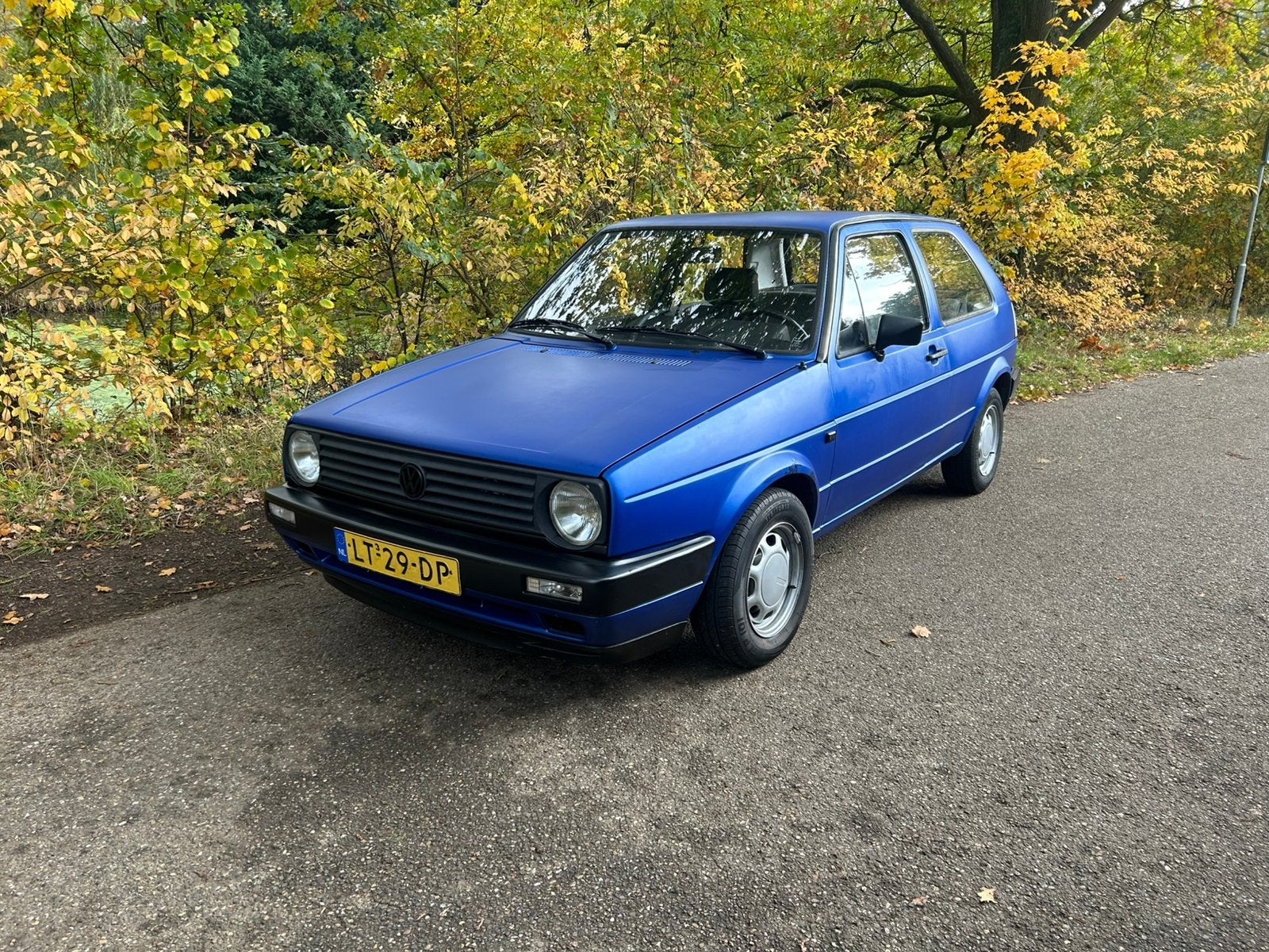 Volkswagen Golf 1.3 C 40KW 1985 Blauw, Auto's, Voorwielaandrijving, Stof, 54 pk, 1272 cc