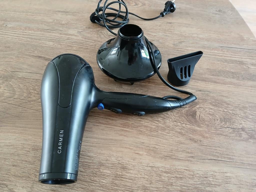 Carmen Föhn met diffuser en opzetstuk, Ophalen, Gebruikt, Haarverzorging