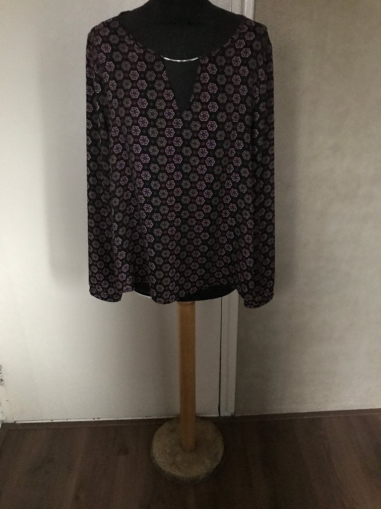 bedrukte blouse (Atmosphere), Kleding | Dames, Atmosphere, Meerkleurig, Maat 42/44 (L), Ophalen of Verzenden