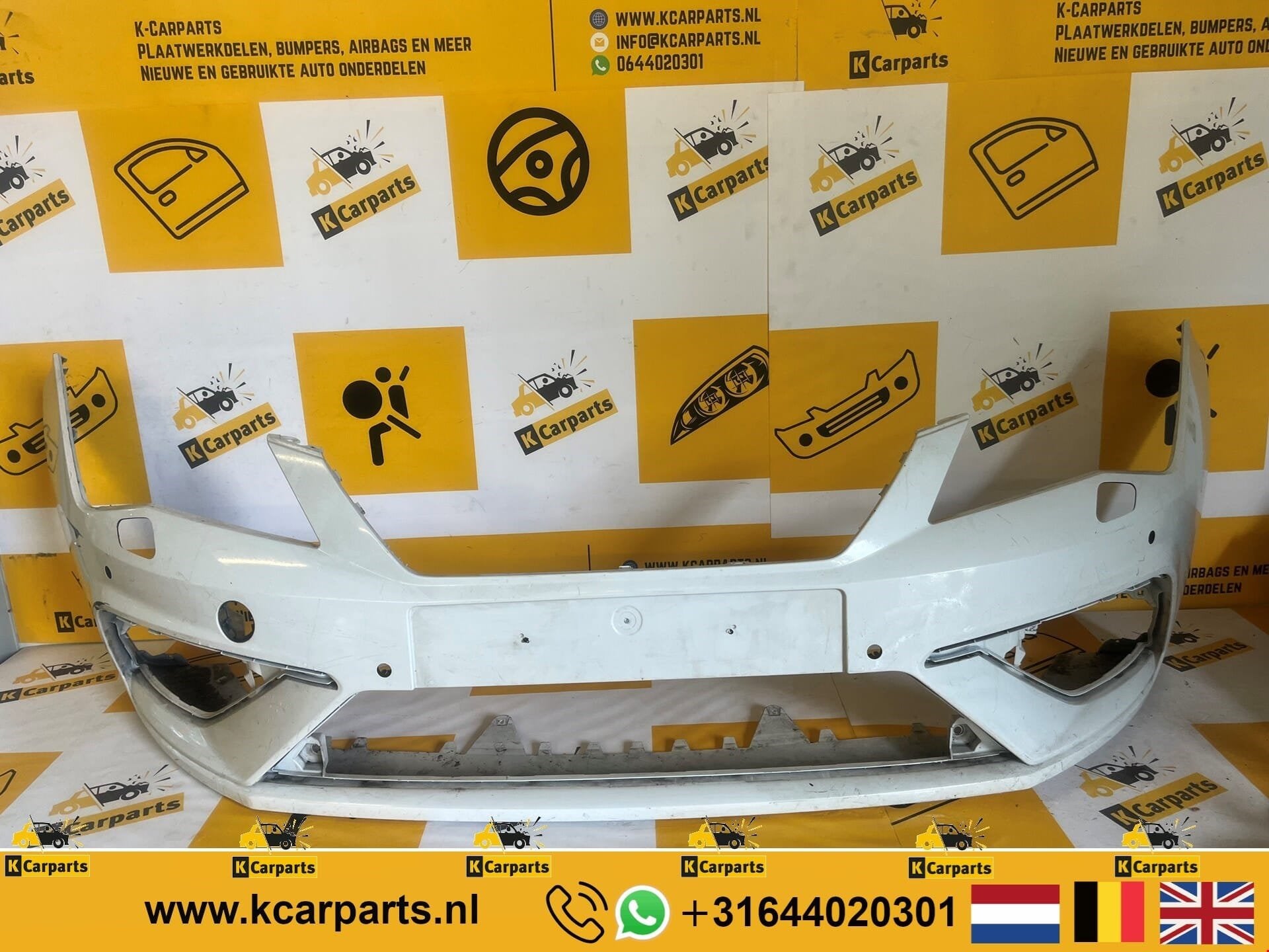 Voorbumper Seat Leon 5F FR Facelift PDC KLS 5F0807221AB, Info@fabrikant.eu, Ophalen of Verzenden, Bumper, Seat