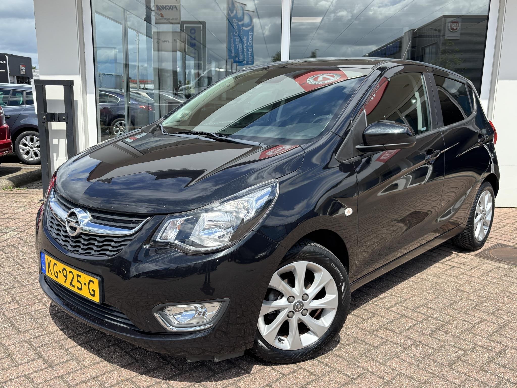 Opel KARL 1.0 ecoFLEX Innovation Lederen bekleding / Climate, Auto's, Opel, Voorwielaandrijving, 839 kg, Stof, Gebruikt
