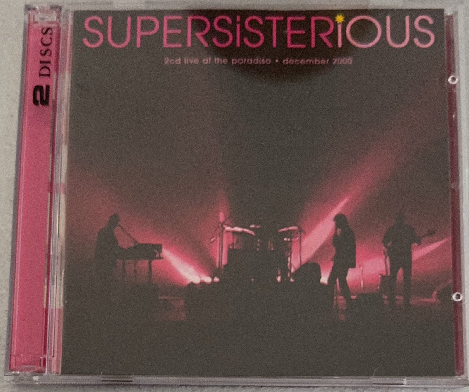 SUPERSISTER, Supersisterious, Live Paradiso 2 cd, ZELDZAAM, Progressive Rock, Verzenden, Zo goed als nieuw, Live-album