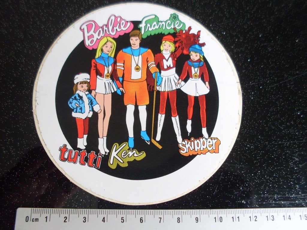 sticker Barbie Francie Tutti Ken Skipper, Verzenden, Zo goed als nieuw, Merk