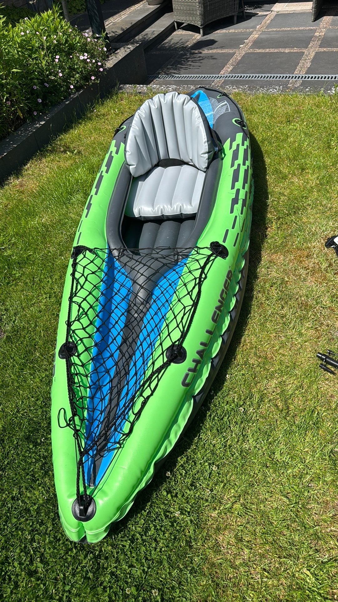kano/ kayak challencer k1  compleet met toebehoren🌸, Watersport en Boten, Kano's, Ophalen of Verzenden, Zo goed als nieuw, Eén persoon