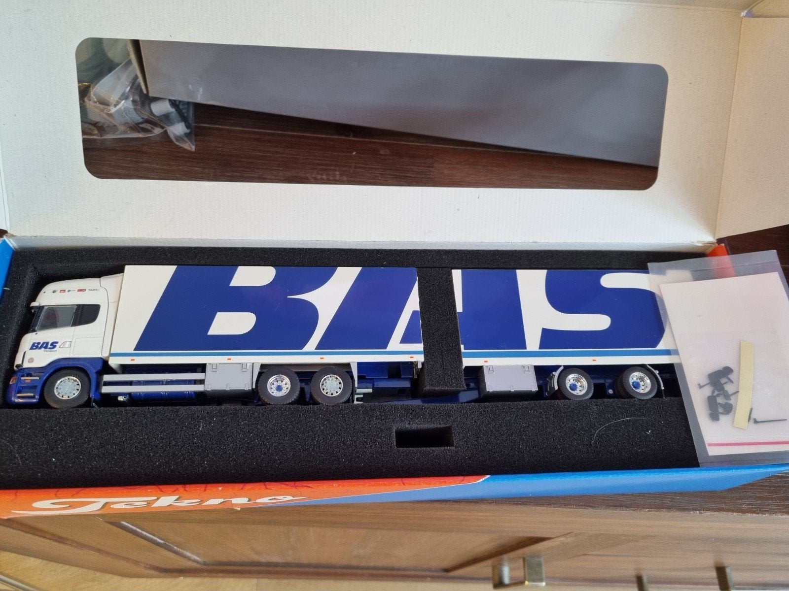 tekno scania topline combi bas transport, Ophalen of Verzenden, Zo goed als nieuw, Bus of Vrachtwagen, Tekno