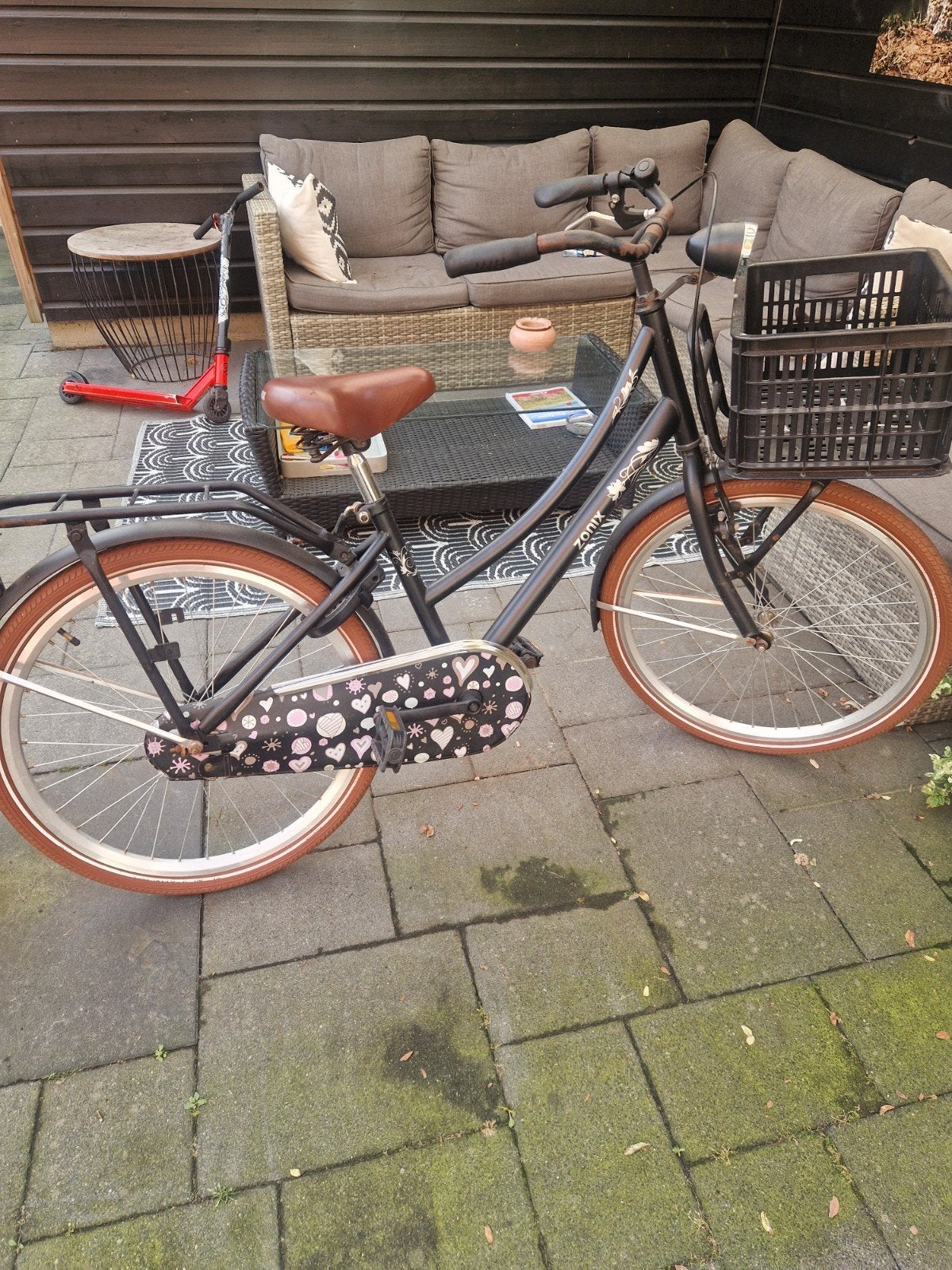 leuke meiden fiets 24 inch, Ophalen, Terugtraprem, Gebruikt, Handrem