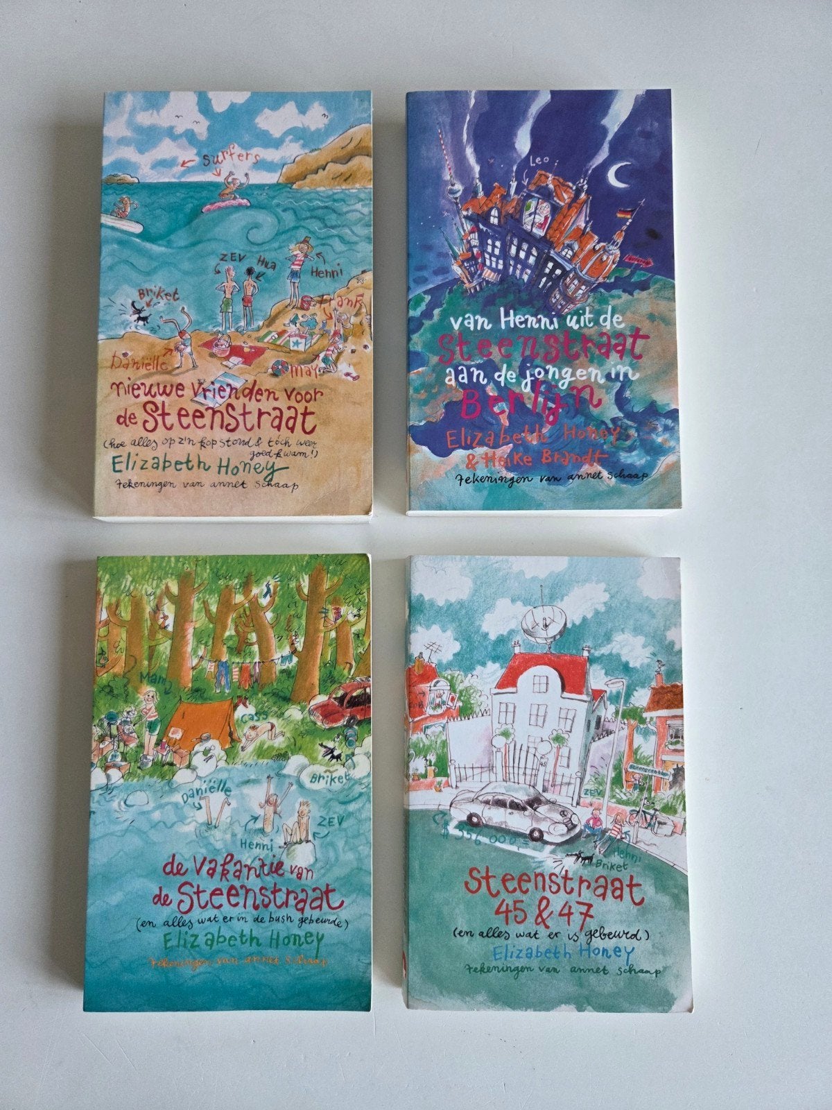 Steenstraat 4 boeken, Boeken, Ophalen of Verzenden, Zo goed als nieuw, Elizabeth Honey