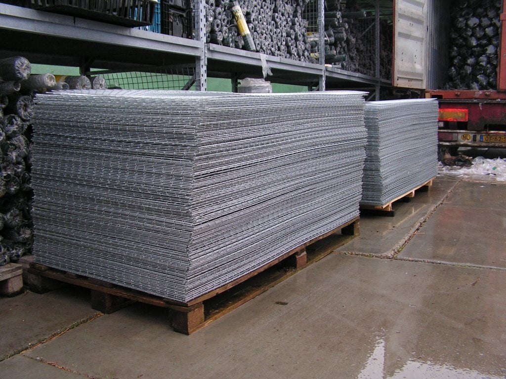 Draadmatten verzinkt 300x200cm | 5x5cm | Dikte 4mm, Tuin en Terras, Ophalen, Nieuw, Minder dan 10 meter, Draad