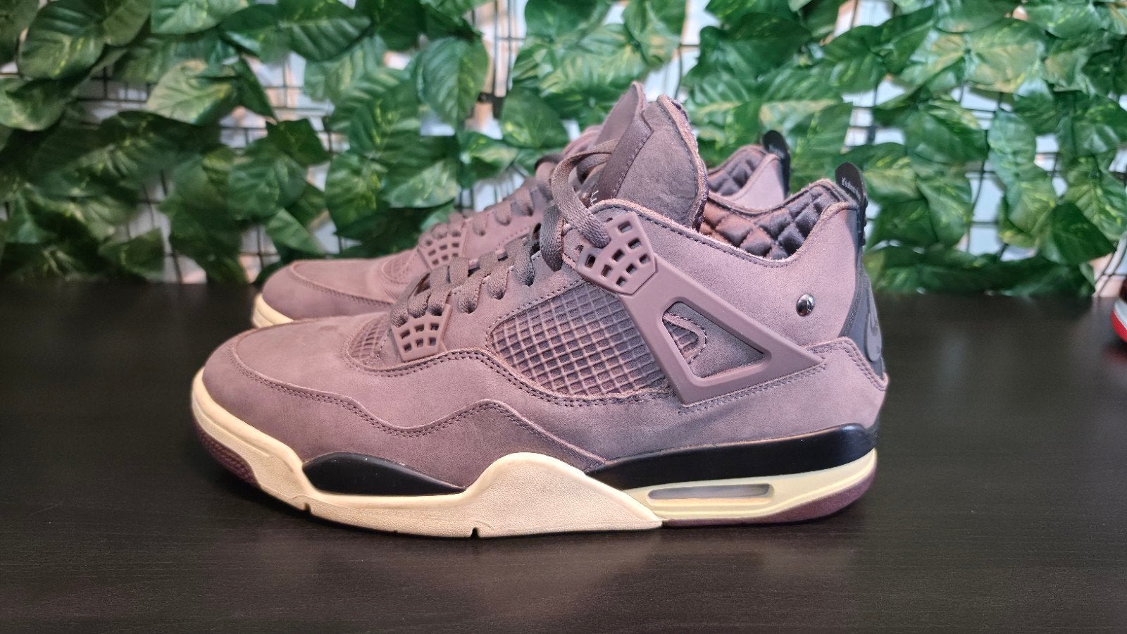 Nike Air Jordan 4 A Ma Maniere Burgundy EU46 met doos, Overige kleuren, Nike, Ophalen of Verzenden, Sneakers of Gympen