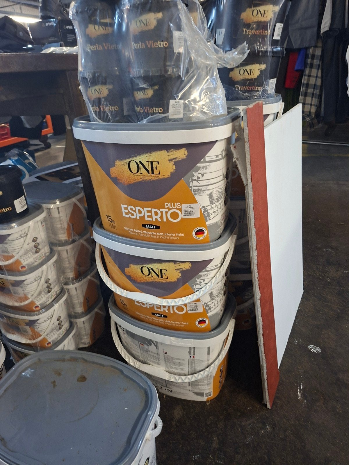 Silicone added Latex verf ONE paint wit, Ophalen of Verzenden, Nieuw, Overige typen