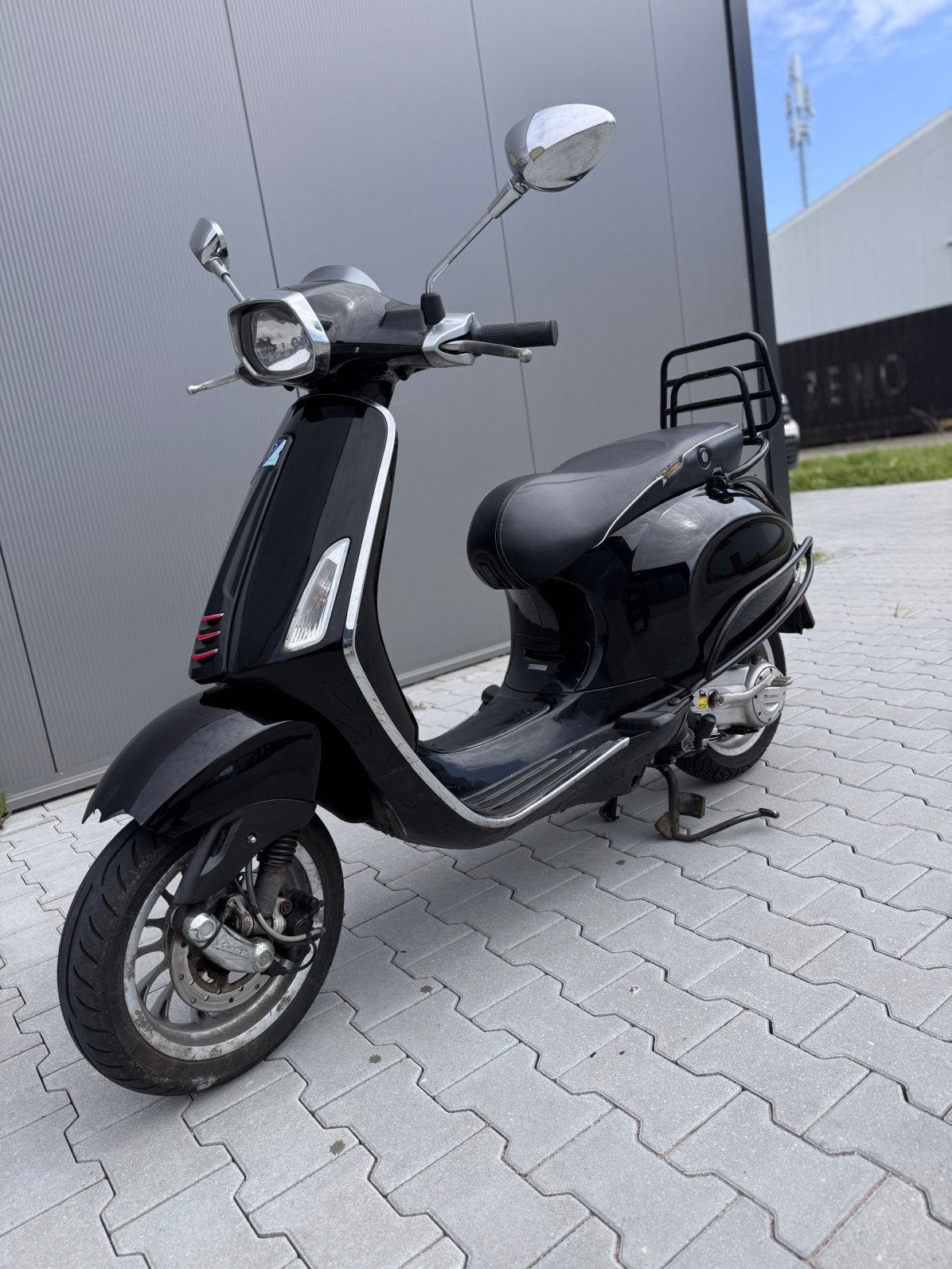 vespa sprint 50cc 4takt brom ~ geel kenteken ~ 2016, D, Ophalen of Verzenden, Zo goed als nieuw, Benzine