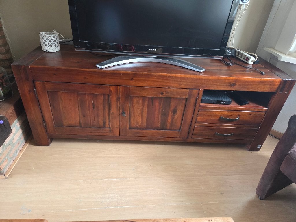 Tv meubel, Ophalen, Gebruikt, 150 tot 200 cm, Minder dan 100 cm