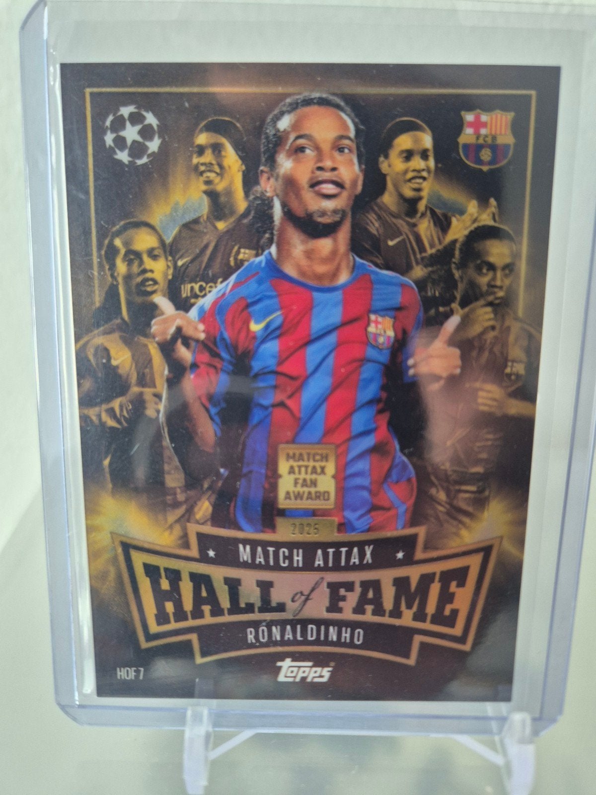 Ronaldinho "Hall of Fame"  (HOF 7) + inclusief verzendkosten, Ophalen of Verzenden, Nieuw, Plaatje