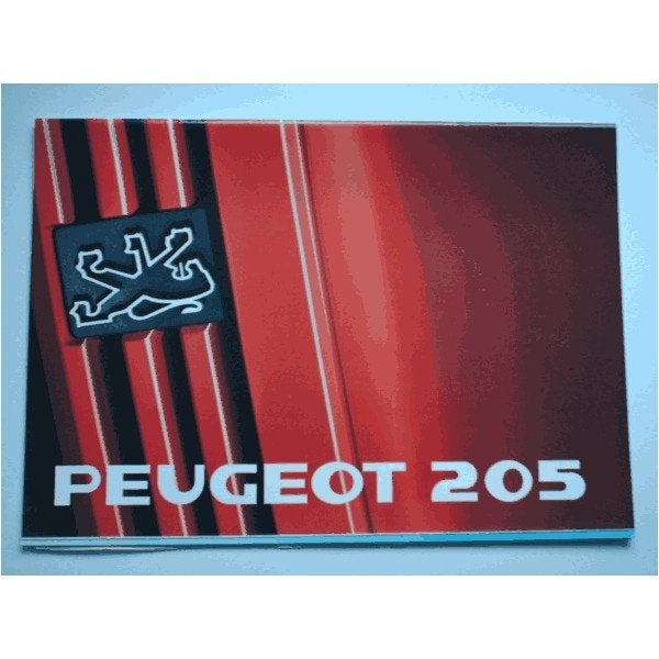 Peugeot 205 Brochure 1989 #1 Nederlands, Boeken, Auto's | Folders en Tijdschriften, Ophalen of Verzenden, Gelezen, Peugeot