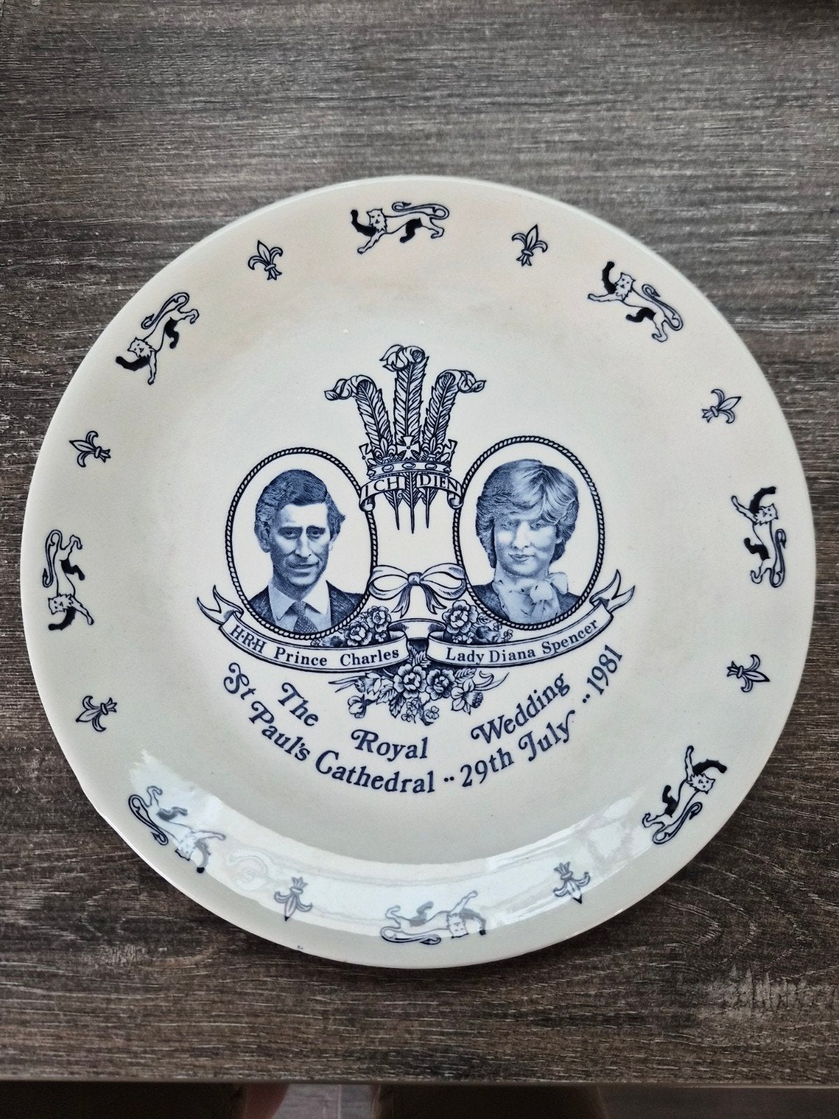 Huwelijksbord Prins Charles & Lady Diana 1981, Ophalen of Verzenden