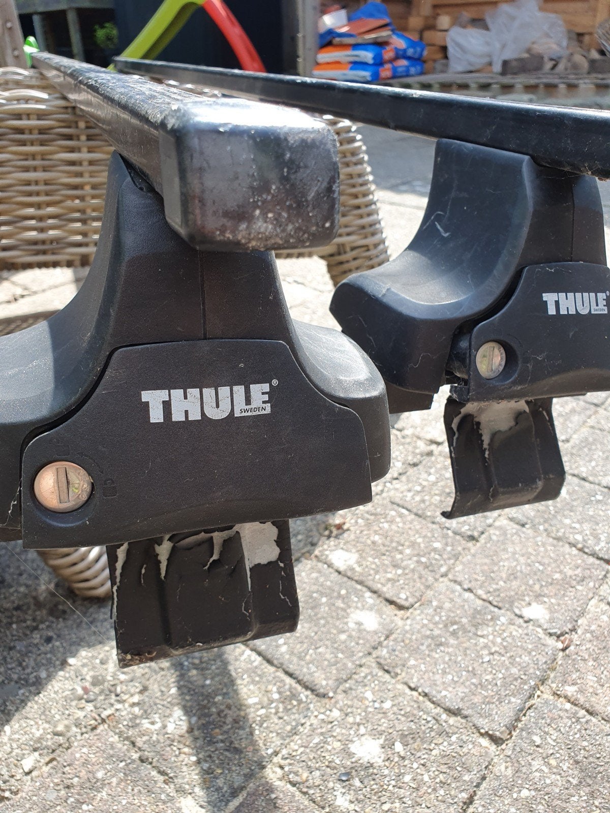 Dakdragers VW T4 nette staat Thule, Ophalen, Gebruikt