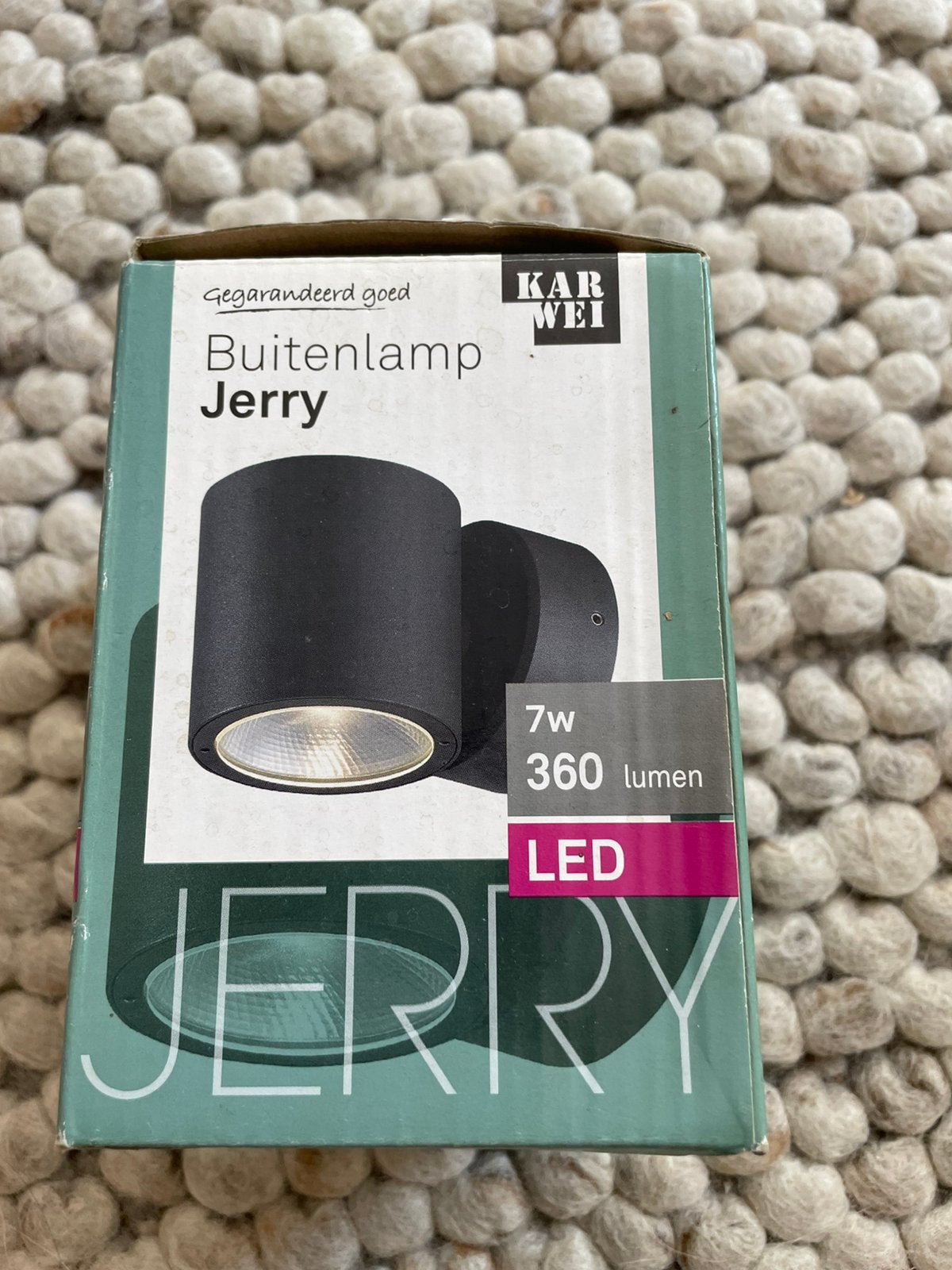 Buitenlamp wand zwart, ongebruikt, Tuin en Terras, Buitenverlichting, Minder dan 50 watt, Wandlamp, Ophalen of Verzenden, Rvs