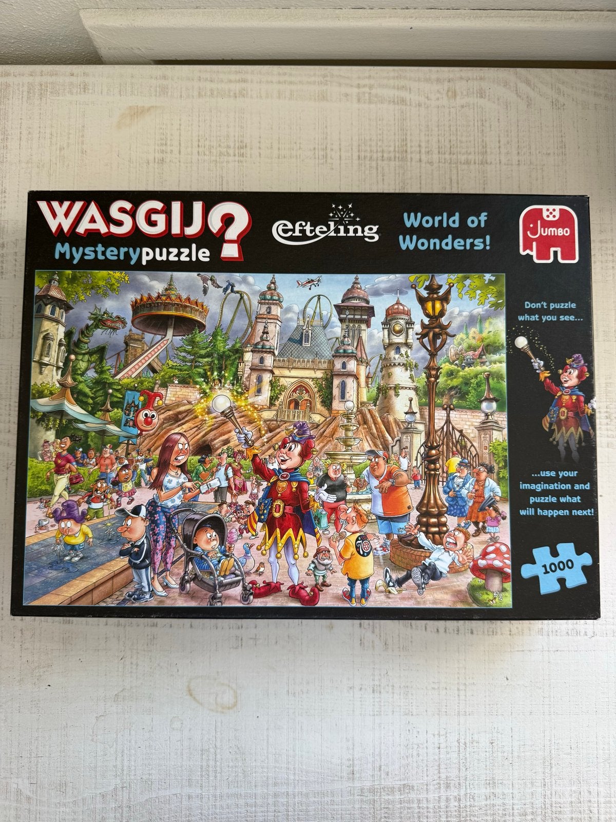 Wasgij Puzzel Collectie:  3 Stuks, Nieuwstaat, Ophalen of Verzenden, 500 t/m 1500 stukjes, Zo goed als nieuw, Legpuzzel