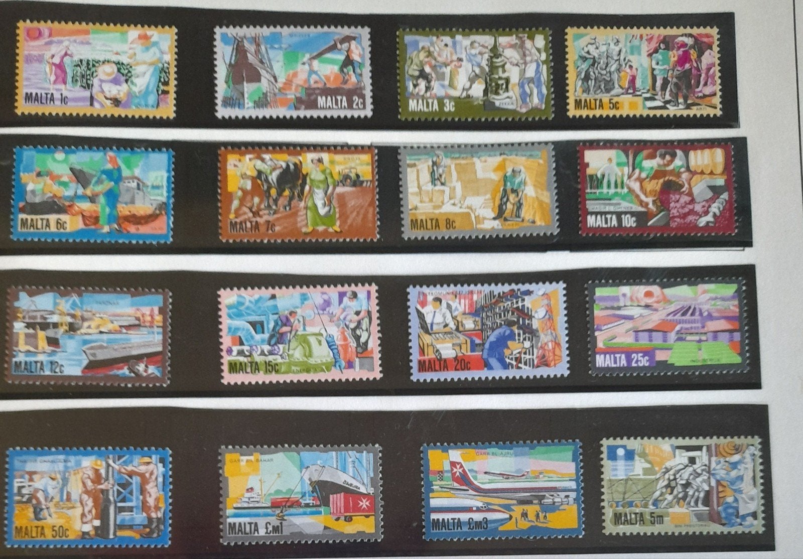 MALTA serie Economische en culturele ontwikkeling 1981, Verzenden, Overige landen, Postfris