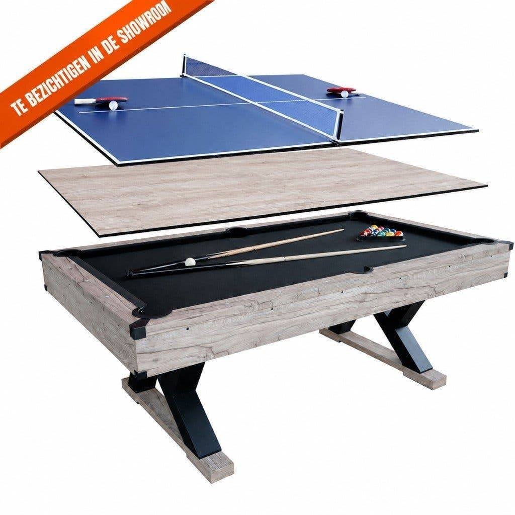 Mancave 3 in 1 pooltafel - tafeltennis - Eettafel - Pool, Cave & Garden, Verzenden, Nieuw, Kouwe Hoek 1B, Waddinxveen