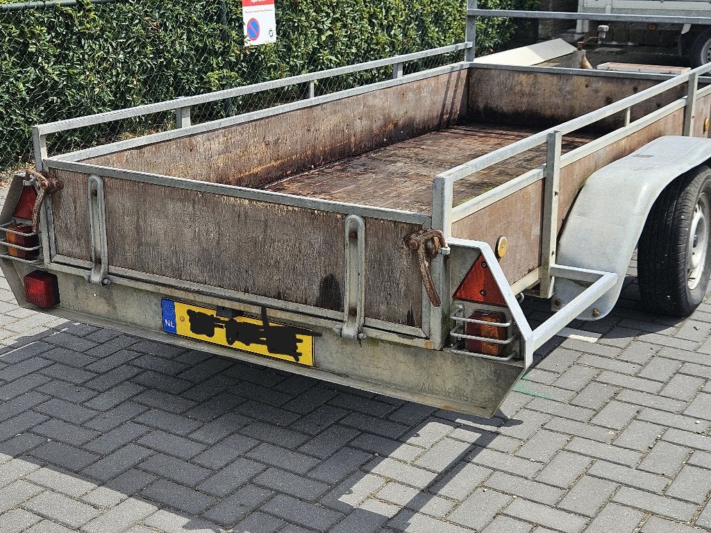 Anssems A-S 2000 aanhanger (wielschade) met kenteken, geremd, Auto diversen, Aanhangers en Bagagewagens, Ophalen, Gebruikt