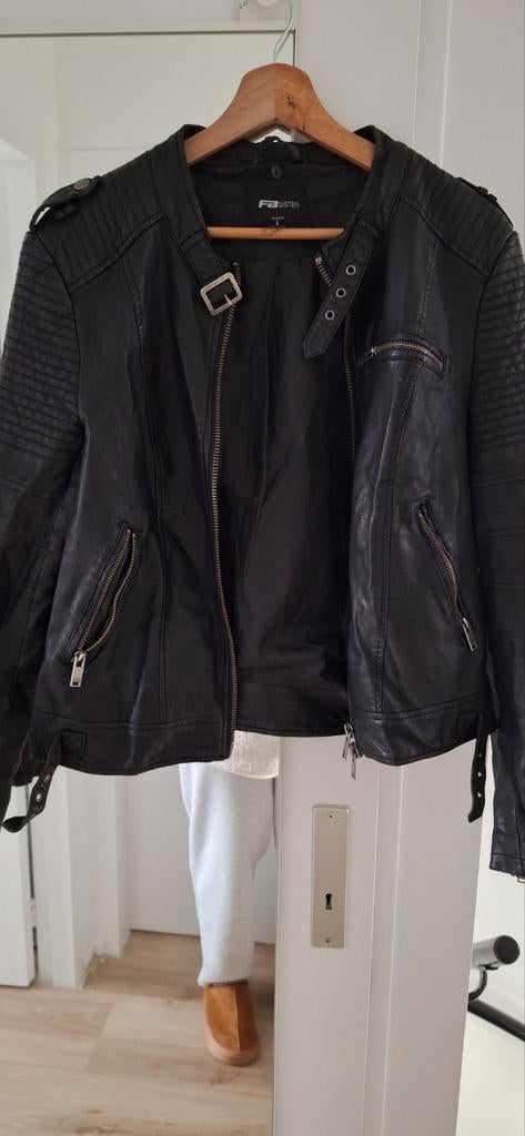 Nepleren jasje zwart maat L, Kleding | Dames, Jassen | Zomer, Ophalen of Verzenden