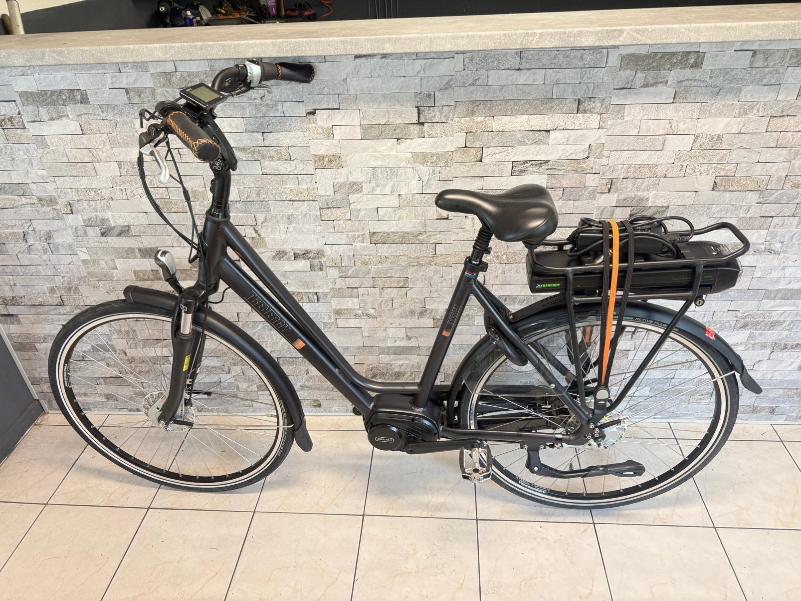 NIEUWSTAAT E-Bike Trenergy TOTAAL 2896km. Accu 700wh. D55cm., Fietsen en Brommers, Elektrische fietsen, Zo goed als nieuw, Overige merken