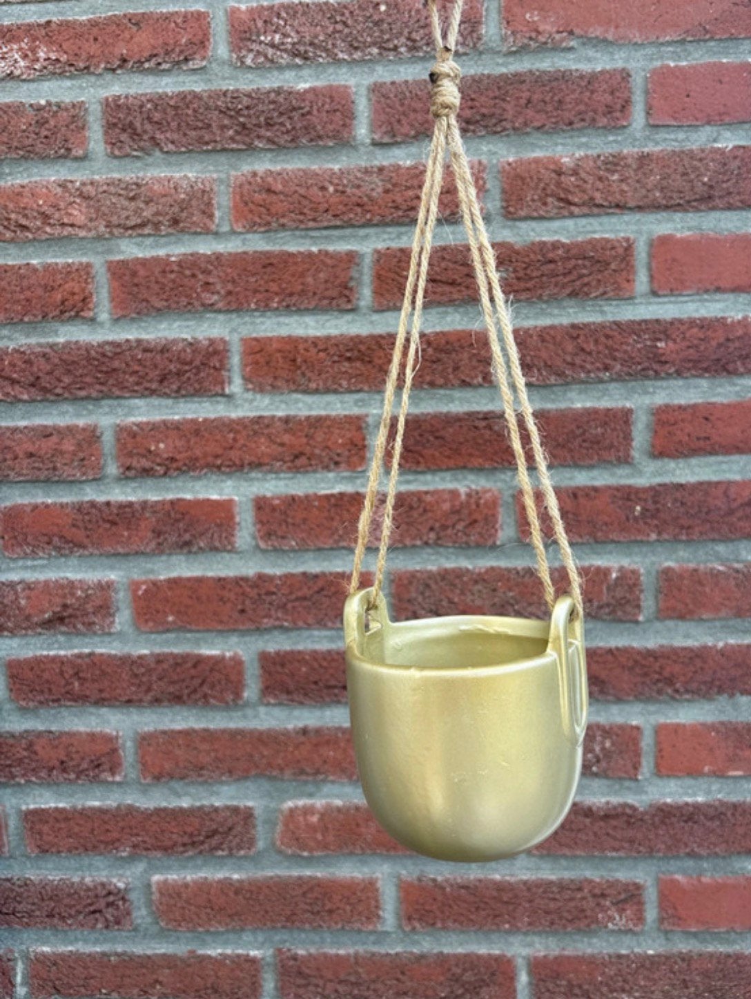 Hangpot, Ophalen, Rond, Zo goed als nieuw, Aardewerk