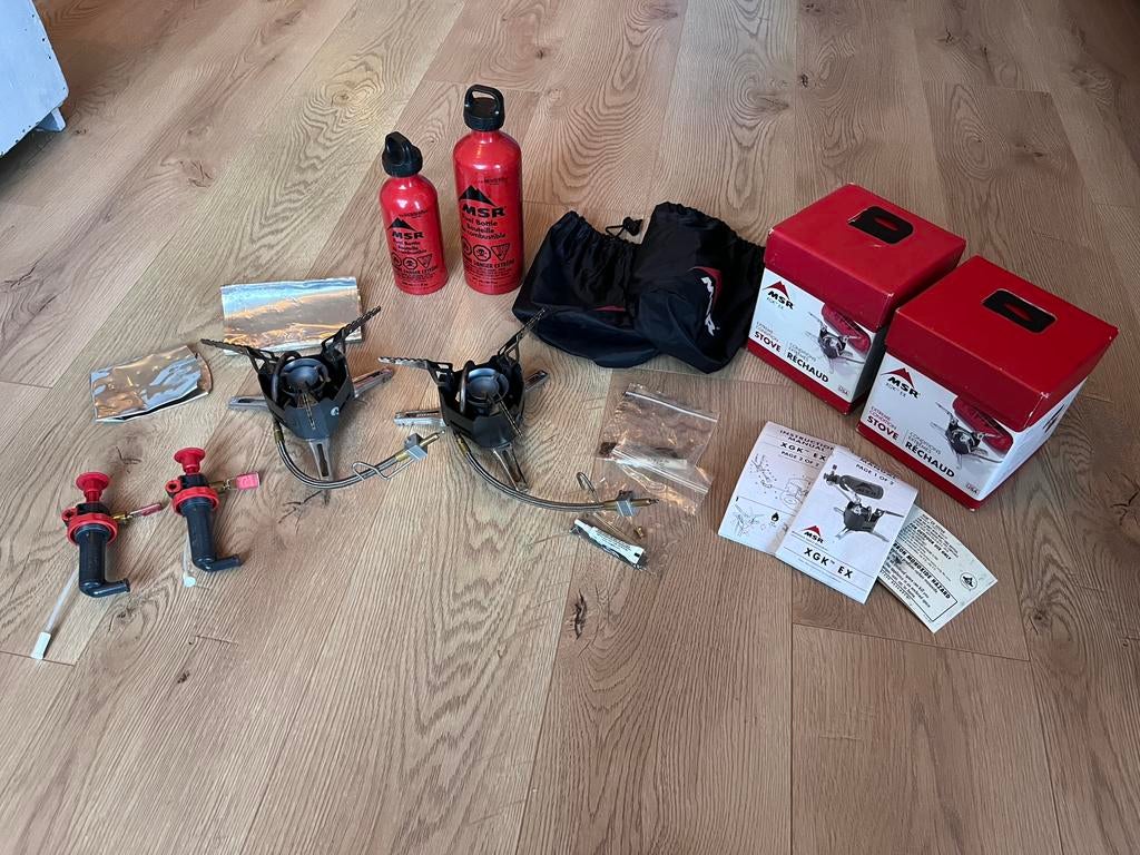 2 x MSR XGK EX Brander!, Ophalen of Verzenden, Zo goed als nieuw