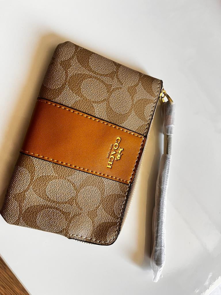 wallet Coach, Sieraden, Tassen en Uiterlijk, Portemonnees, Ophalen of Verzenden, Nieuw, Beige