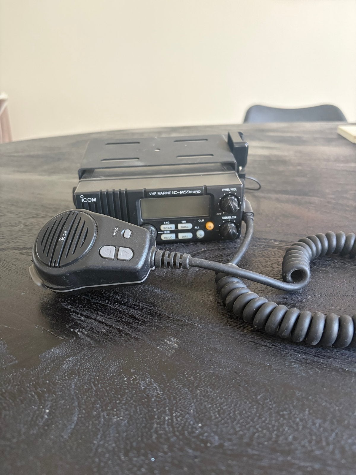 Icom IC-M59 Euro VHF Marifoon, Telecommunicatie, Zenders en Ontvangers, Ophalen, Gebruikt, Zender en Ontvanger