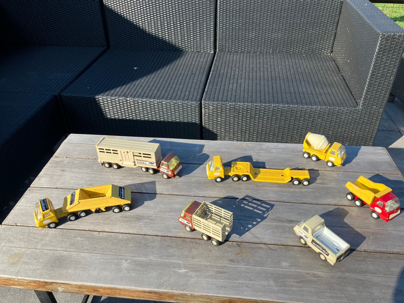 Tonka verzameling partij set auto’s vrachtwagen, Ophalen of Verzenden, Gebruikt, Auto