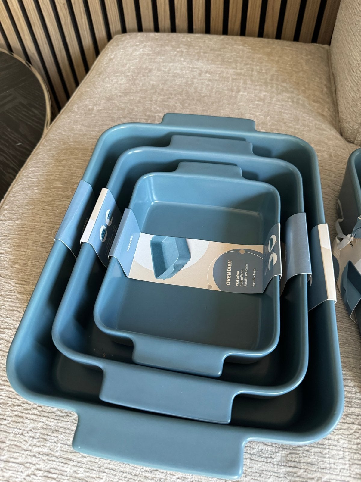 Nieuwe Oven Schalen Set - 3-delig, Ophalen, Stapelbaar, Overige typen, Nieuw