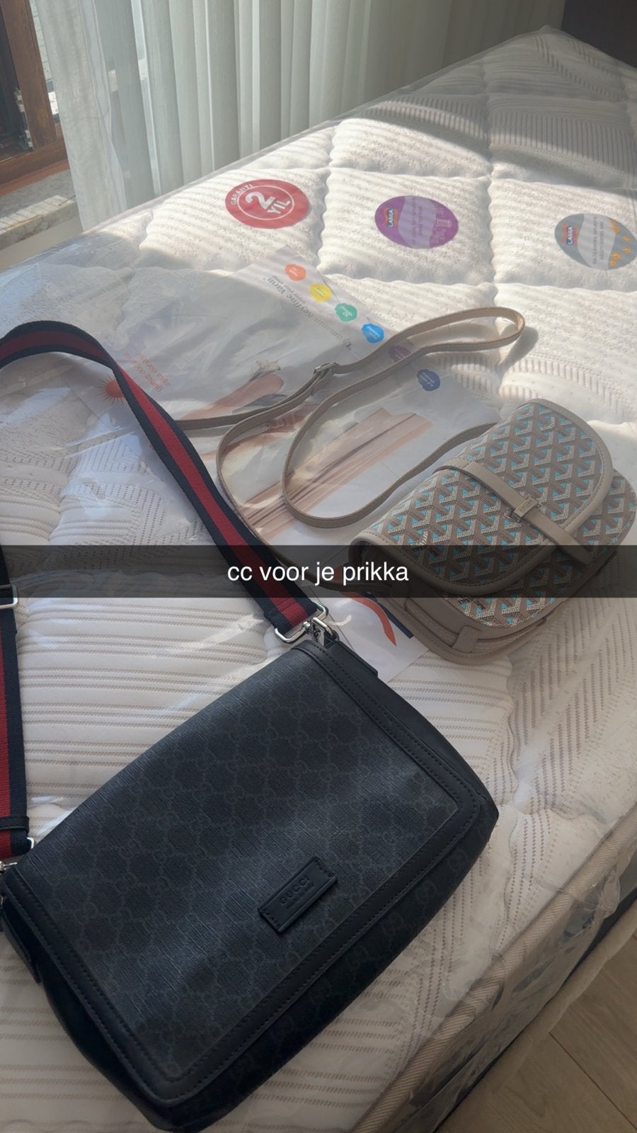 Gucci en Goyard tassen - Zo goed als nieuw, Ophalen of Verzenden, Zo goed als nieuw, Zwart, Schoudertasje