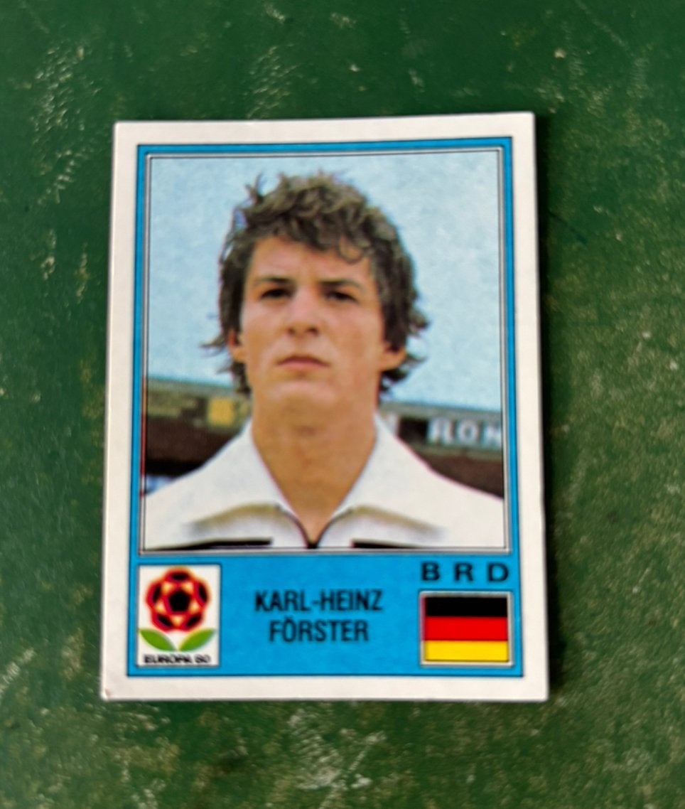 Panini plaatje Karl-Heinz Forster Duitsland Euro 80, Ophalen of Verzenden