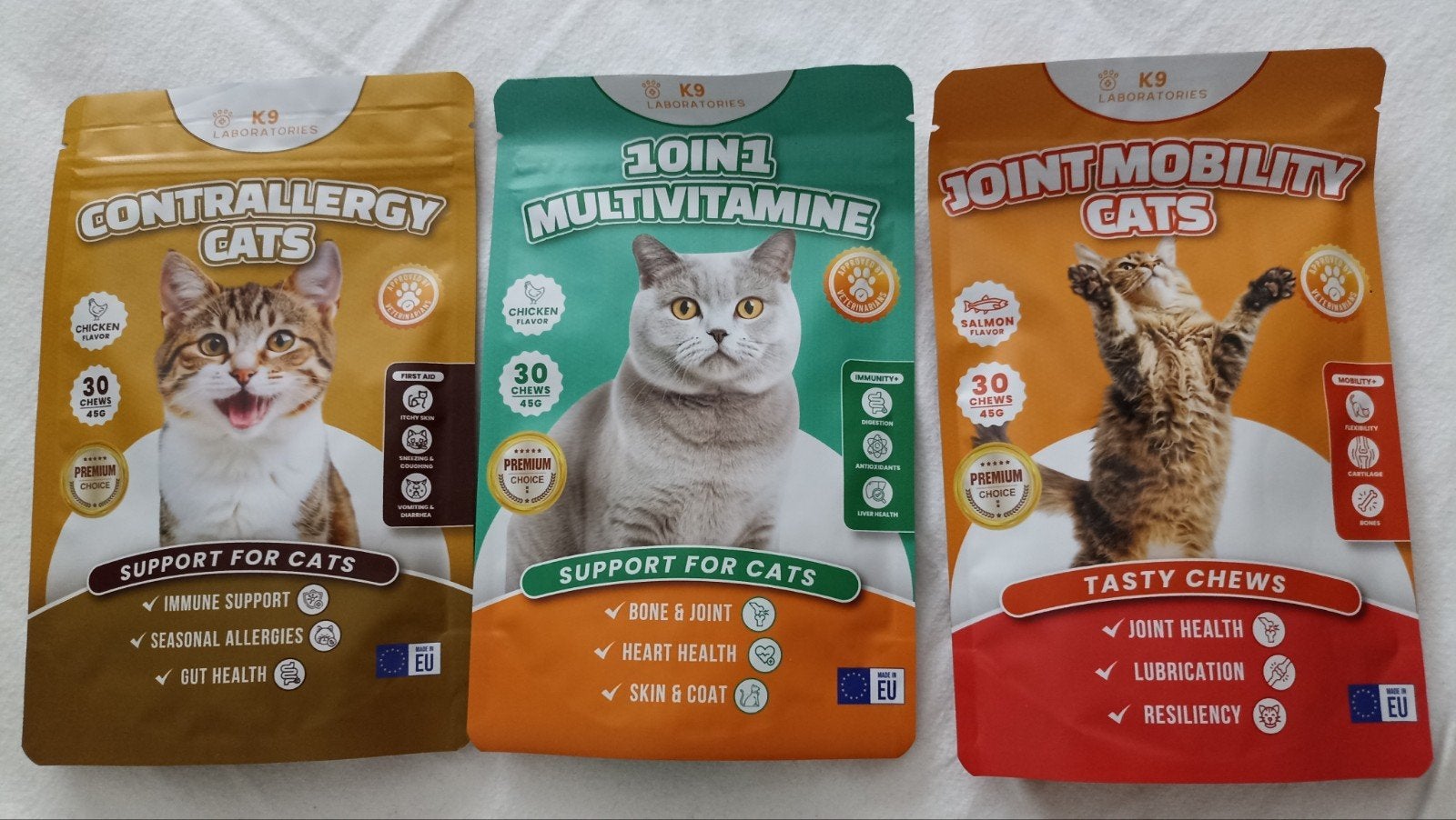 K9 kat supplement brokjes allergie gewrichten vitaminen, Verzenden, Kat